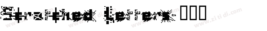 Scratched Letters字体转换